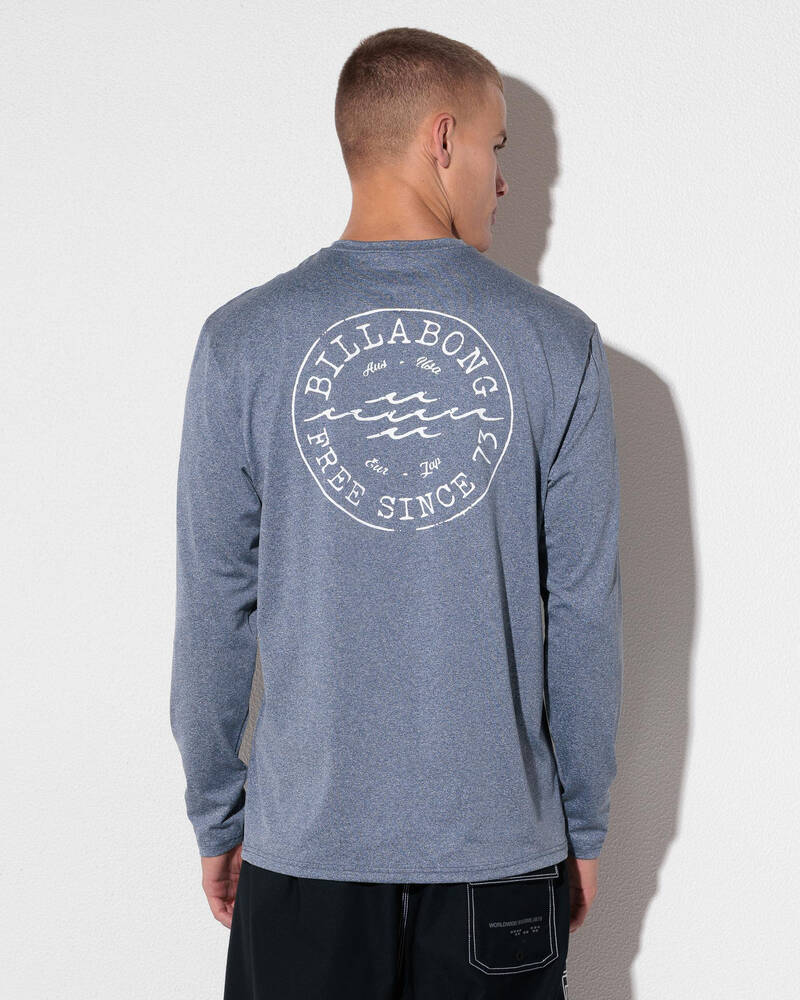 Billabong Big Wave Daz Long Sleeve Rash Vest for Mens
