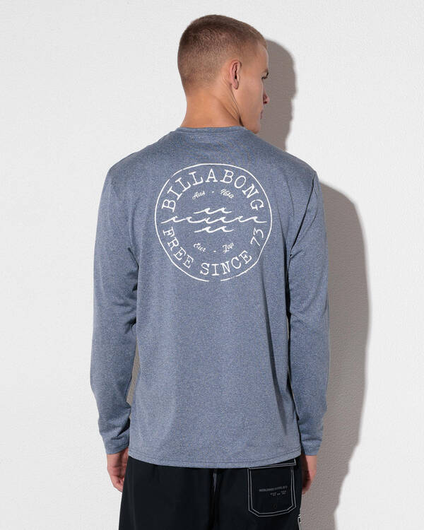 Billabong Big Wave Daz Long Sleeve Rash Vest for Mens
