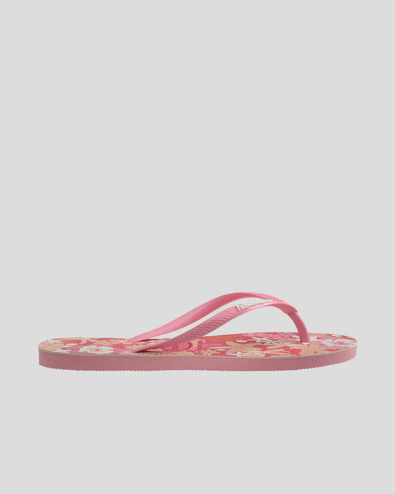 Havaianas Slim Ditsy Bloom Thongs for Womens