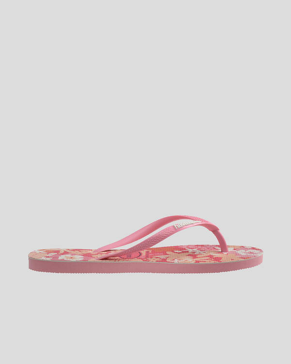 Havaianas Slim Ditsy Bloom Thongs for Womens
