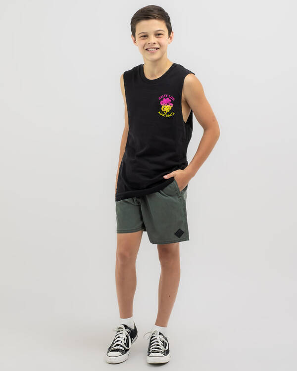Skylark Boys' Ridge Elastic Waist Shorts for Mens