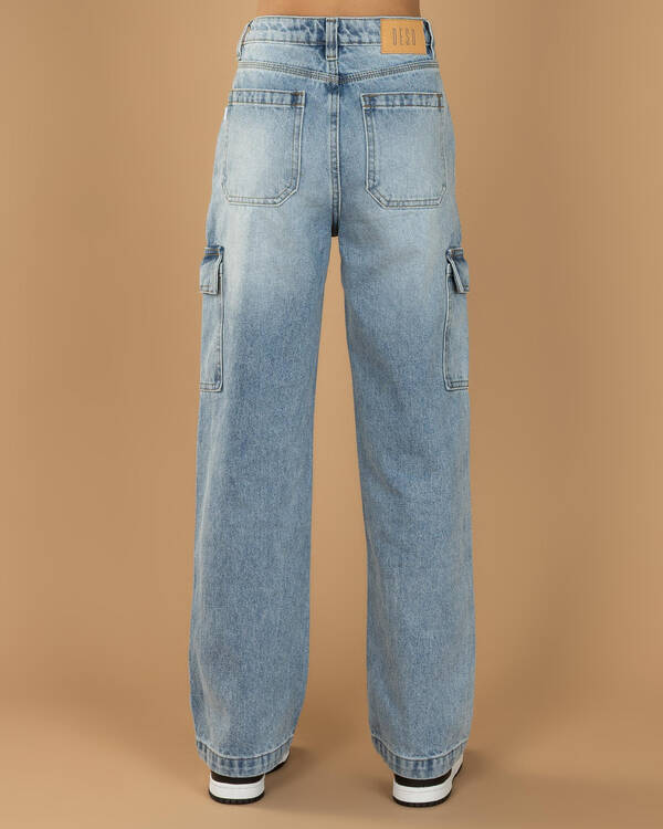 DESU Girls' Elkie Cargo Jeans for Womens