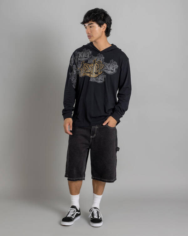 Dexter Altered Hooded Long Sleeve T-Shirt for Mens