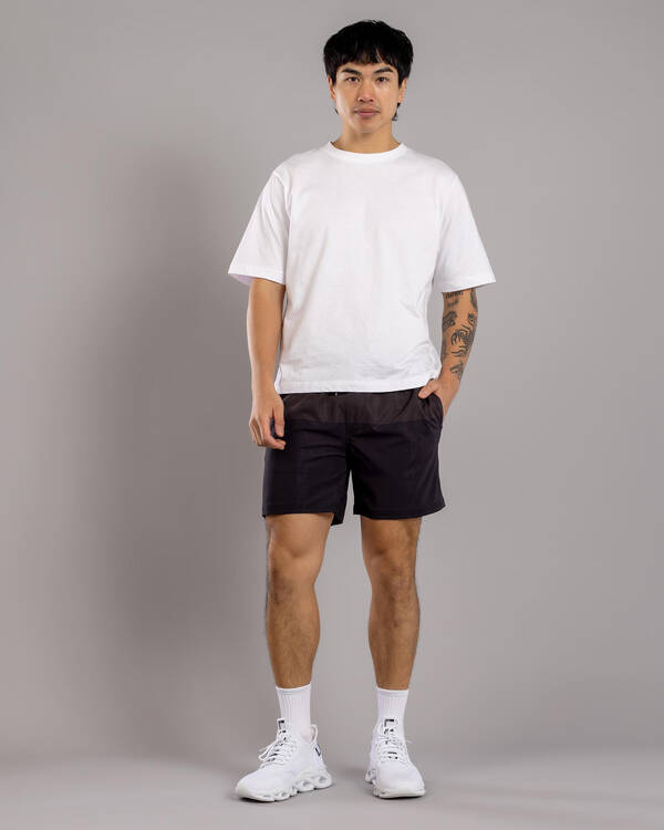 Sparta Bicolour Elastic Waist Shorts for Mens
