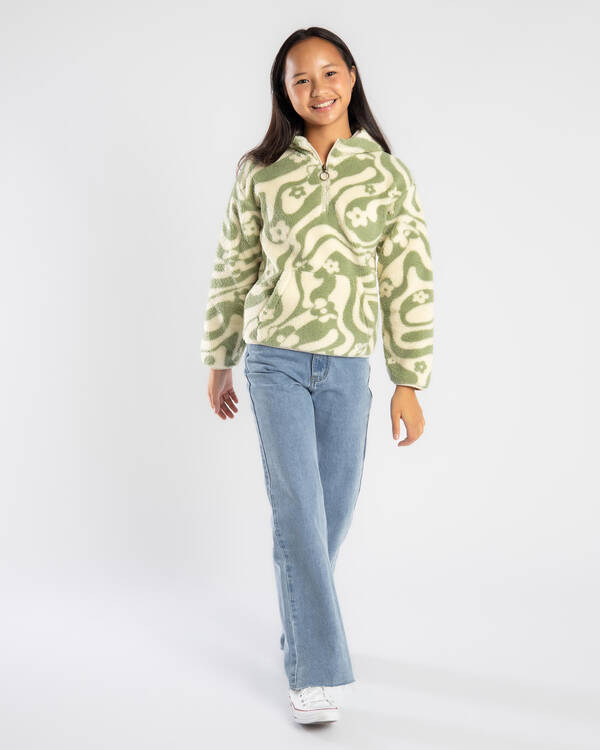 Billabong Girl's Just In Time Pullover Fleece for Womens