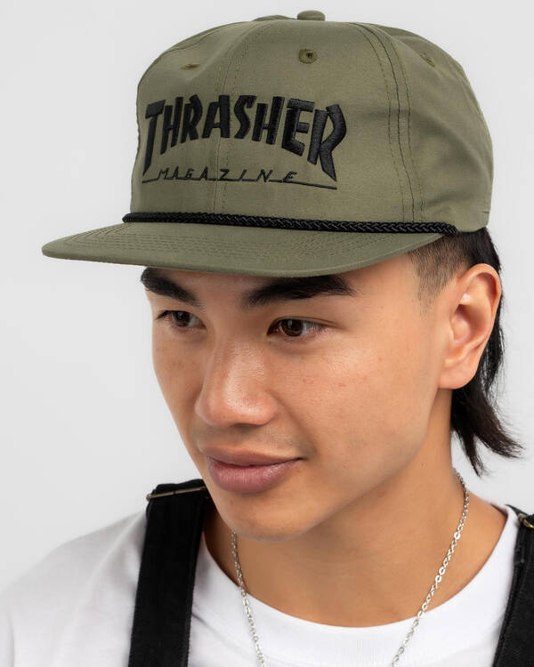 Thrasher Rope Snapback Cap for Mens