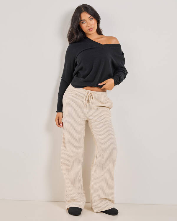 Mooloola Lydia V Neck Knit Jumper for Womens