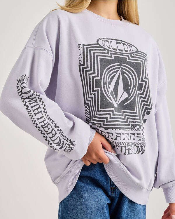 Volcom Stone Crew Neck Sweatshirt for Womens