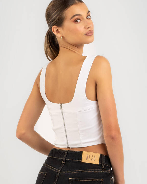Ava And Ever Joey Lace Up Corset Top for Womens