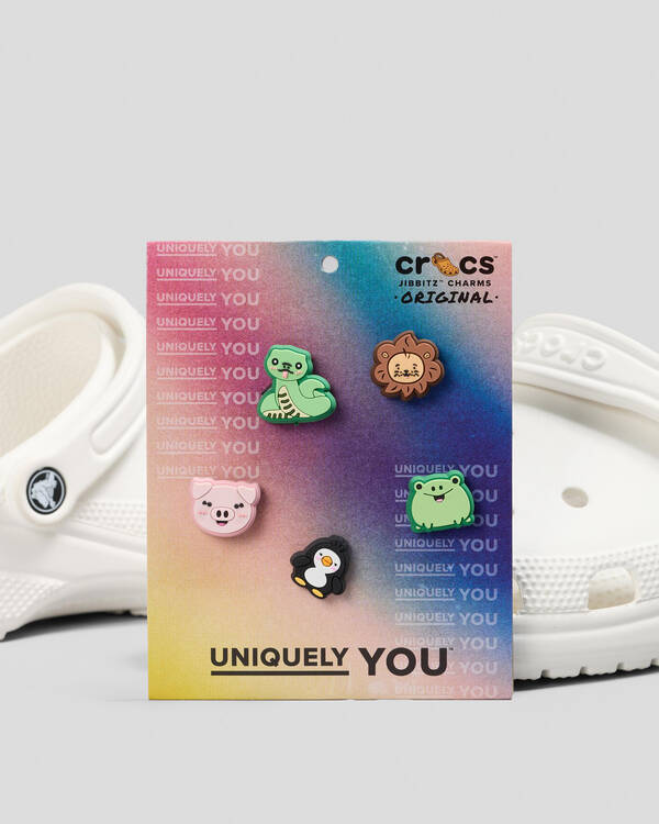 Crocs Cartoon Animal Friends Jibbitz 5 Pack for Unisex