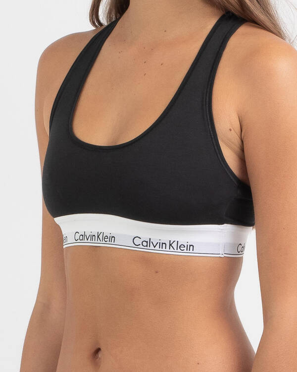 Calvin Klein Cotton Unlined Bralette for Womens