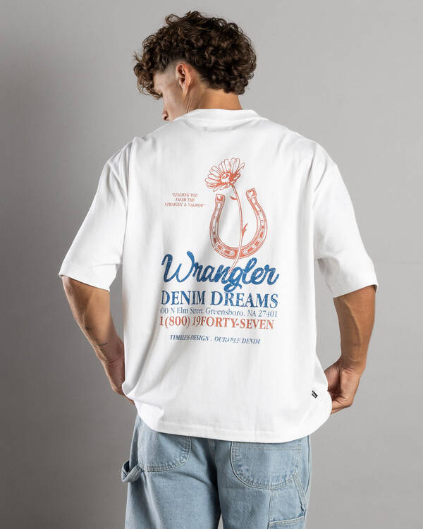 Wrangler Lucky You Boxcar T-Shirt for Mens