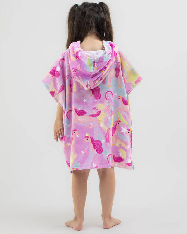 Topanga Toddlers' Unicorn Dreams Hooded Towel for Unisex