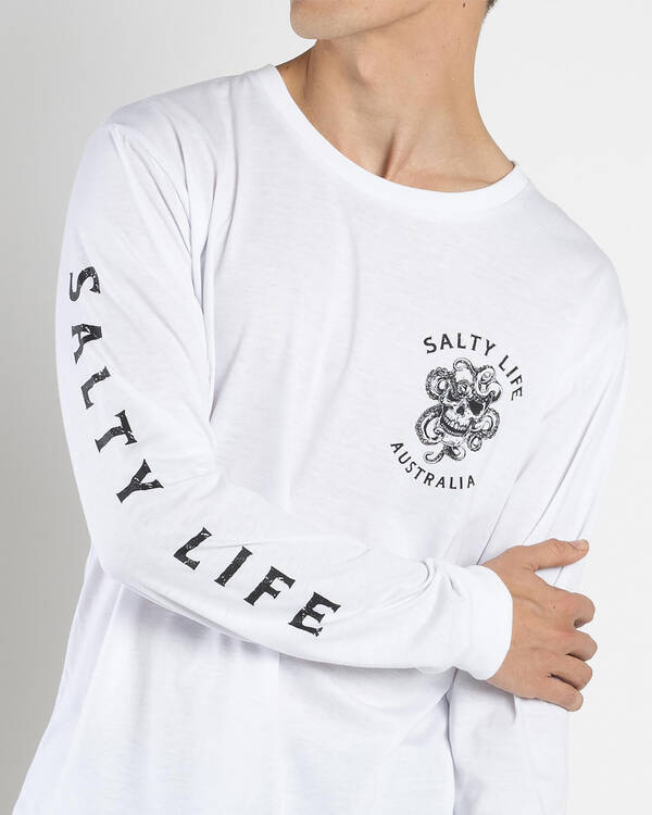 Salty Life Buccaneer Long Sleeve Wetshirt for Mens