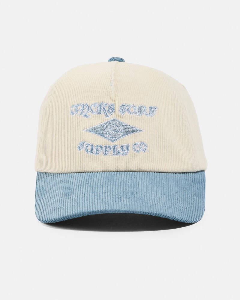 Jacks Wavecrest Cord Five Panel Cap for Mens