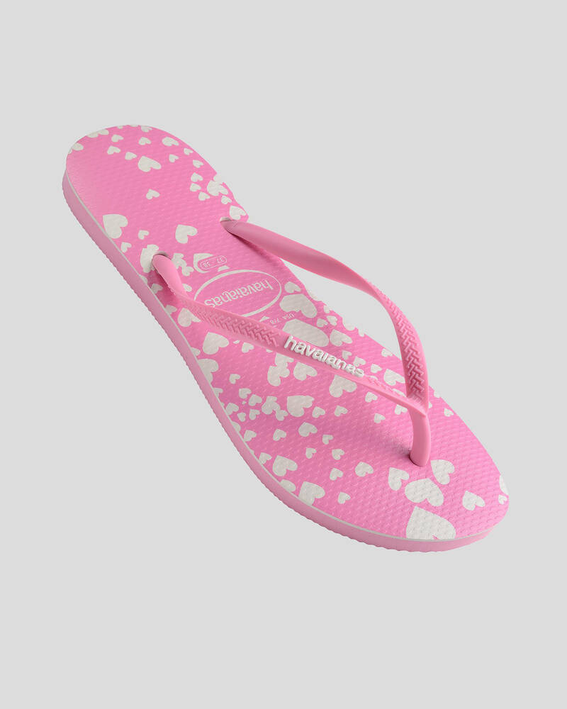 Havaianas Kids' Slim Mini Hearts Thongs for Womens