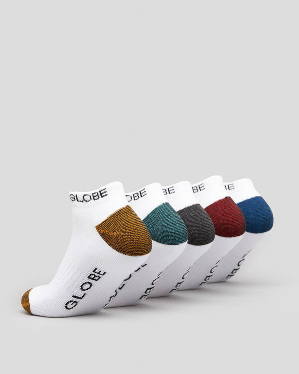 Globe Ingles Ankle Socks 5 Pack for Mens
