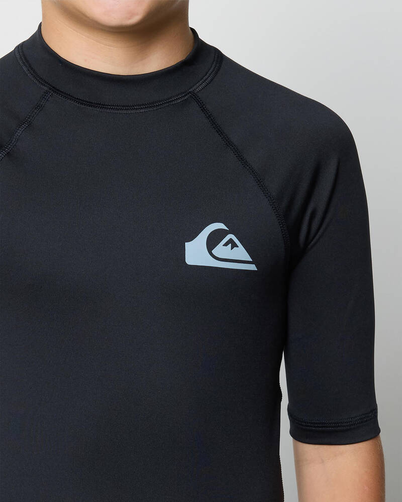 Quiksilver Boys' Everyday UPF50 Short Sleeve Rash Vest for Mens