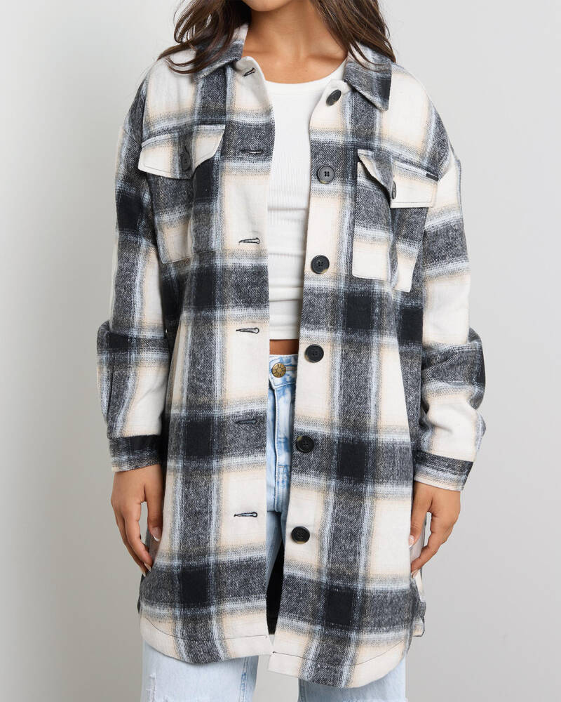 Ava And Ever Roxie Long Shacket for Womens