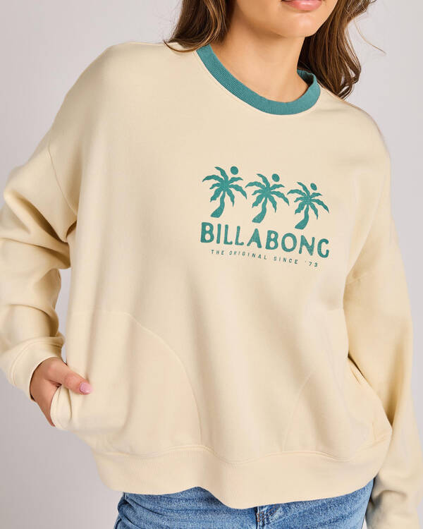 Billabong Triple Palms Crew Neck Sweatshirt for Womens