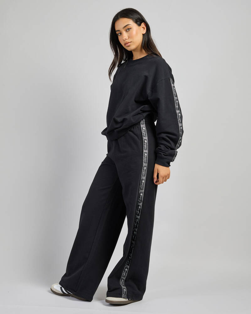 Champion Lux Taping Relaxed Fit Sweatshirt for Womens
