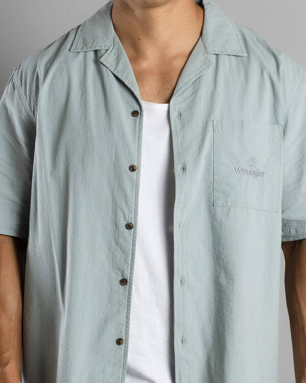 Wrangler Box Resort Short Sleeve Shirt for Mens