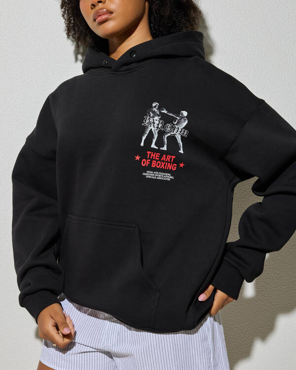 Nena & Pasadena Prone Box Fit Hoodie for Womens