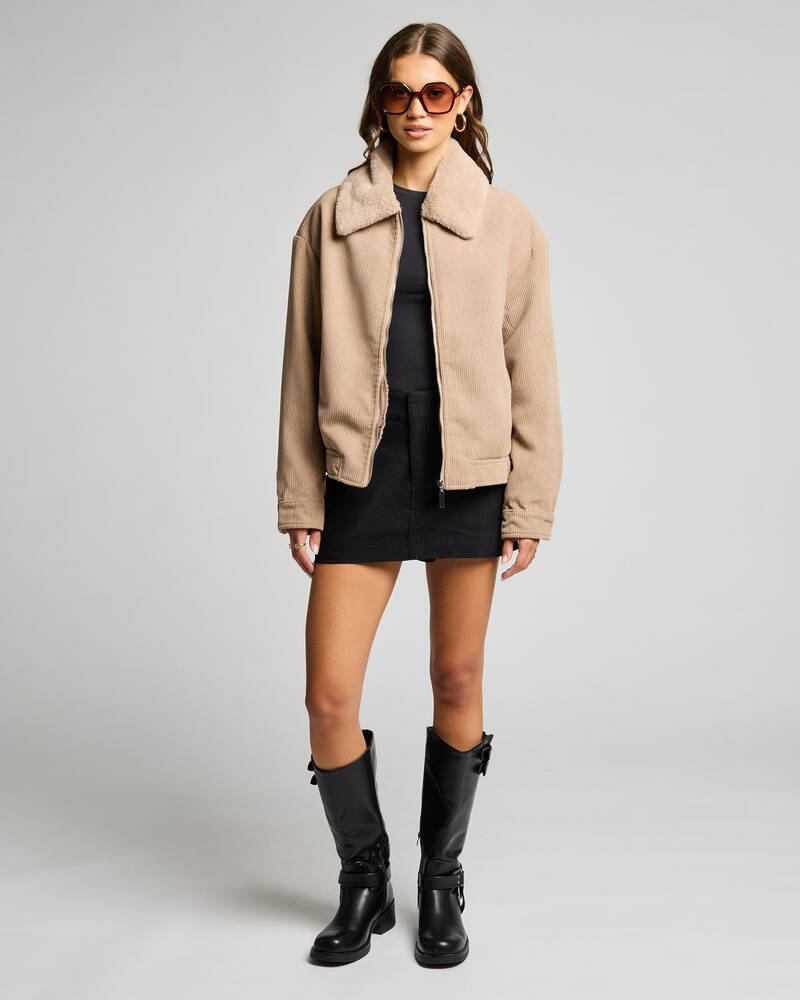 Ava And Ever Wolf Cord Jacket for Womens
