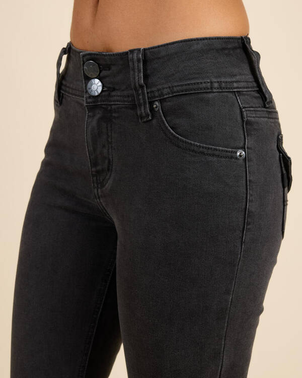 DESU Jawbreaker Low Waist Flare Jeans for Womens