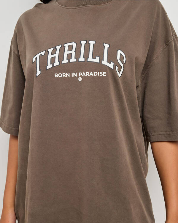 Thrills Home Advantage Oversized T-Shirt for Womens