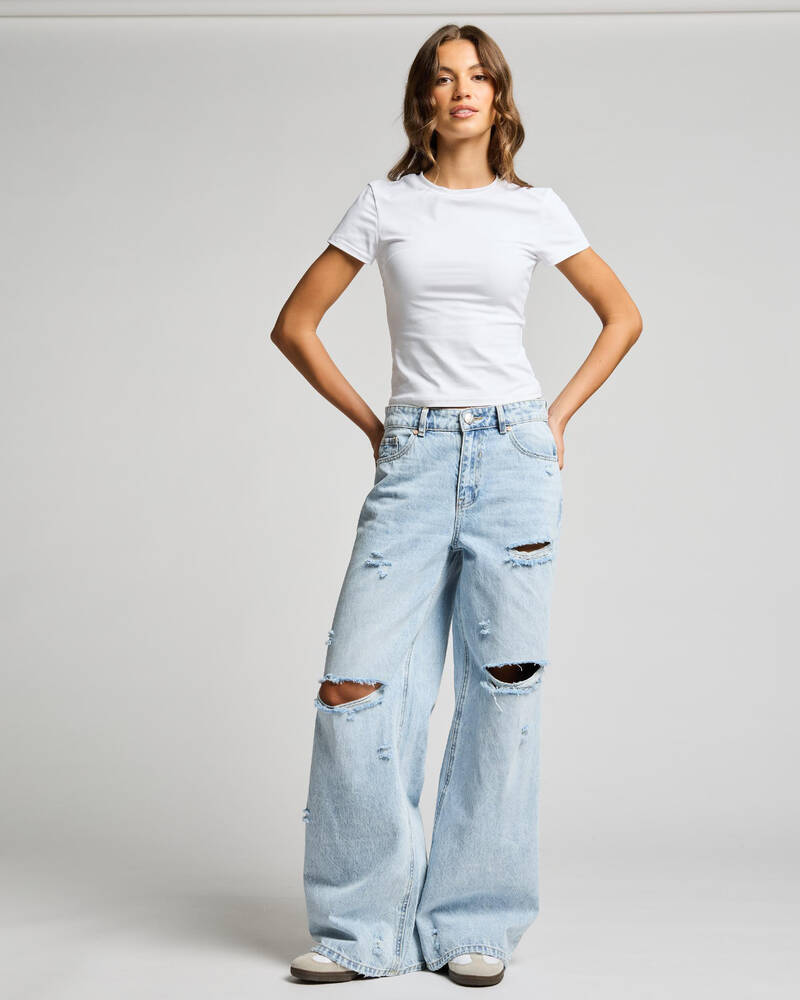 DESU Blaze Wide Leg Jeans for Womens