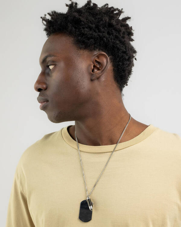 REPUBLIK Dog Tag Necklace for Mens
