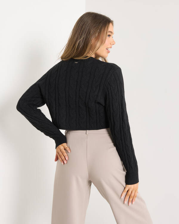 Ava And Ever Bookworm Cable Knit Jumper for Womens
