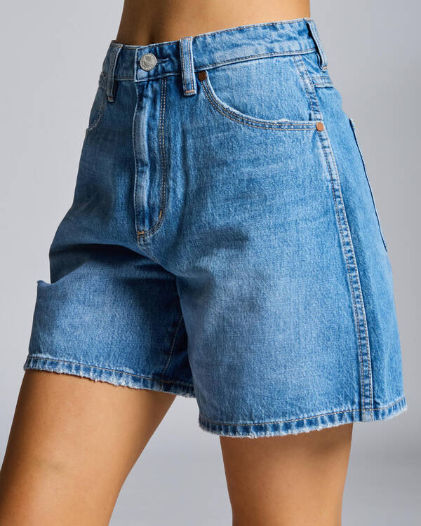 Wrangler High A-Line Shorts for Womens