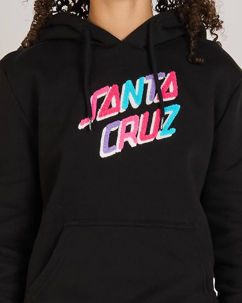 Santa Cruz Girls' Spirit Stack Strip Front Hoodie for Womens