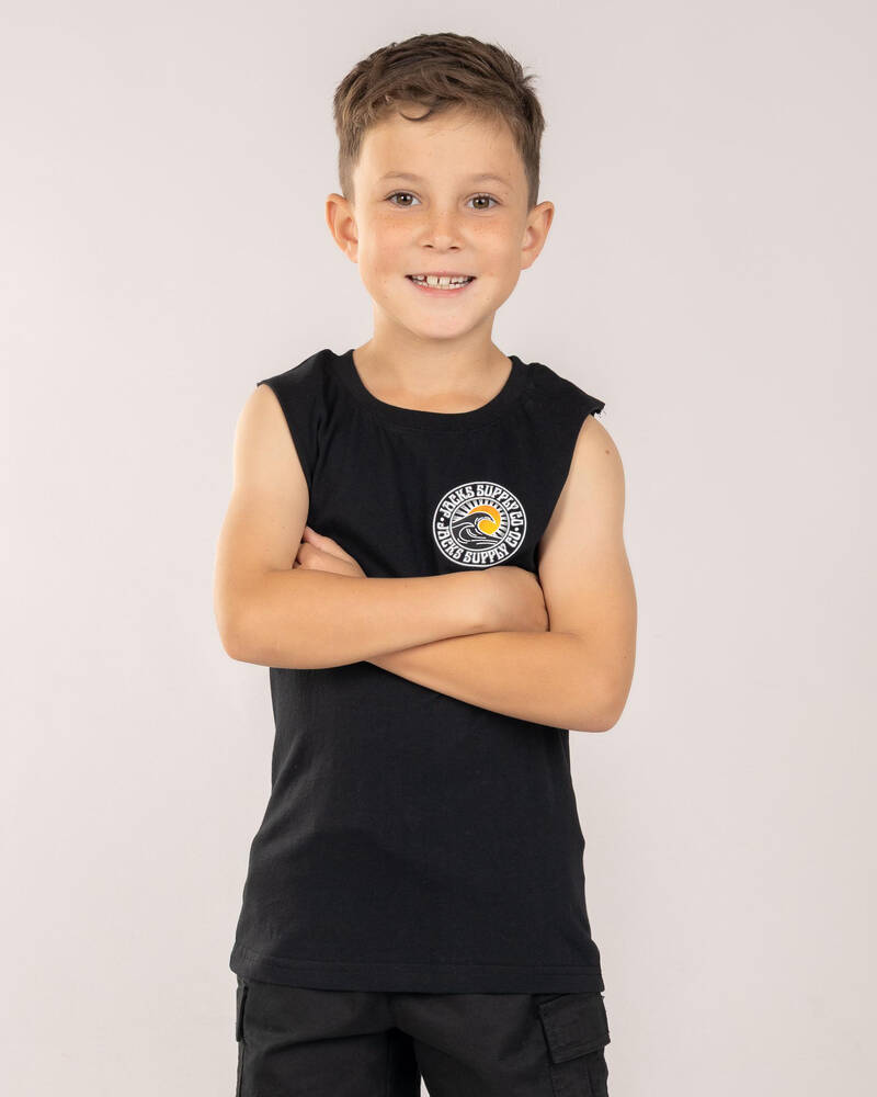 Jacks Toddlers' Rising Sun Muscle Tank for Mens