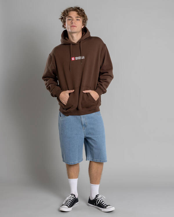 S-Double S-Cube Block Hoodie for Mens