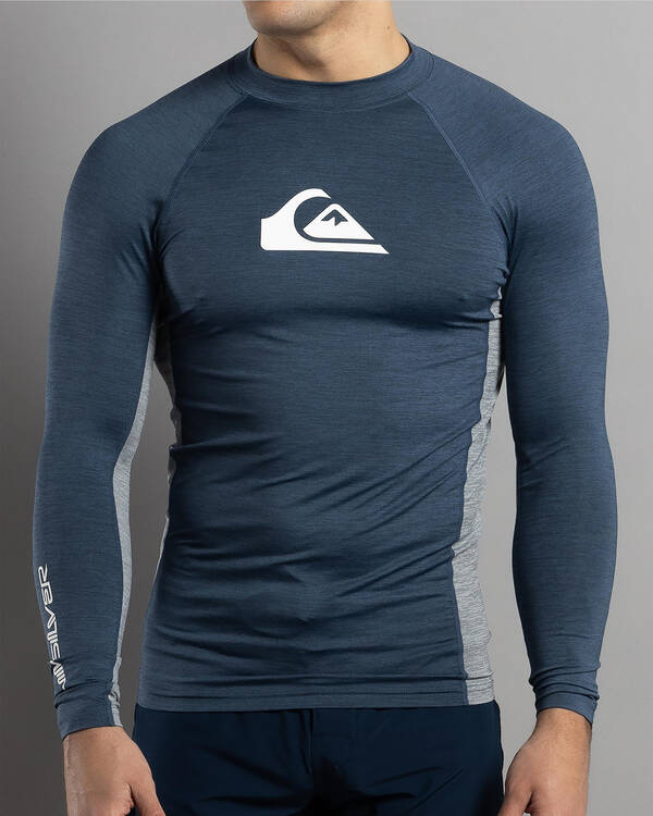 Quiksilver Everyday UPF50 Comp Long Sleeve Rash Vest for Mens