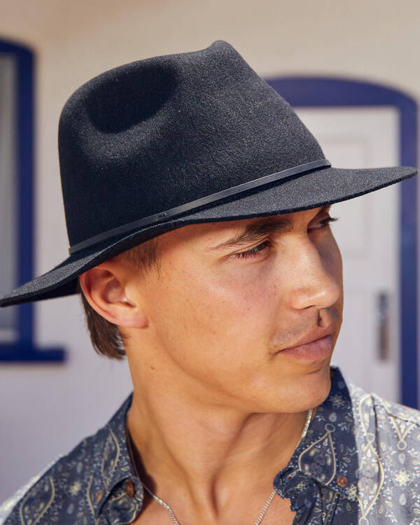 Brixton Wesley Felt Hat for Mens