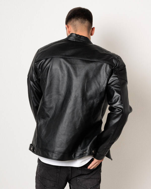 Dexter Midnight Rider Faux Leather Jacket for Mens