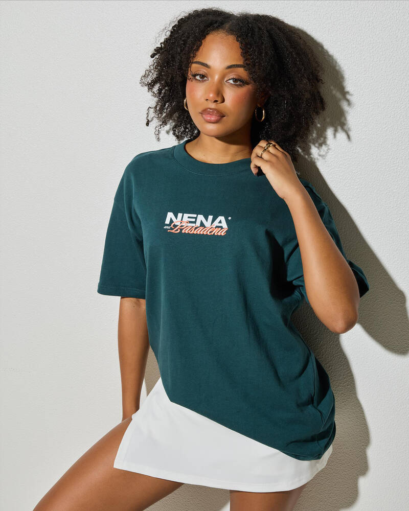 Nena & Pasadena Artillery Box Fit T-Shirt for Womens