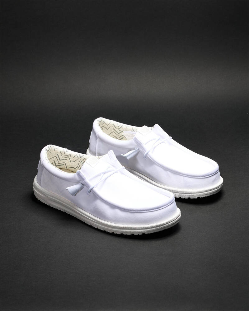 HEYDUDE Wally Stretch Canvas Shoes for Mens