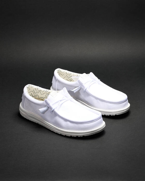 HEYDUDE Wally Stretch Canvas Shoes for Mens