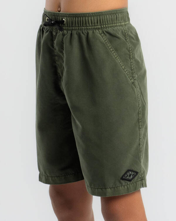 Billabong Boys' All Day Overdye Layback Beach Shorts for Mens