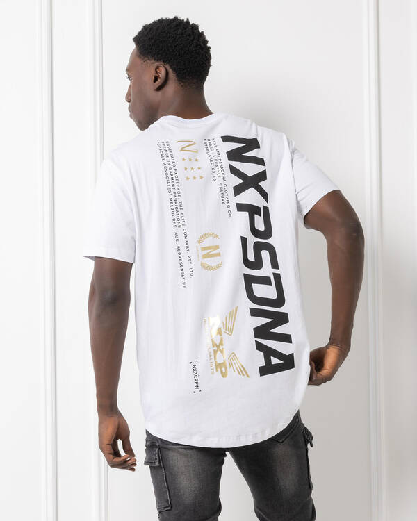 Nena & Pasadena Anlantic Dual Curved T-Shirt for Mens