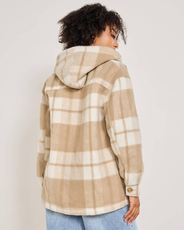 Mooloola Flynn Hooded Shacket for Womens