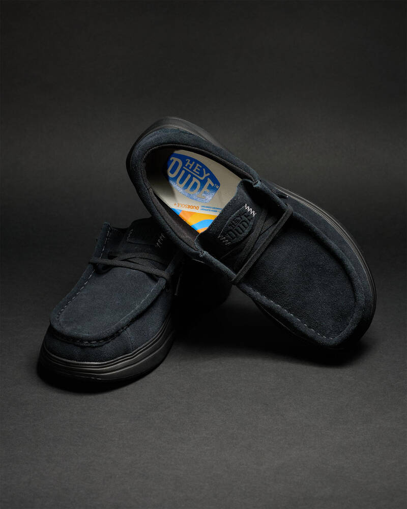 HEYDUDE Wally COMF Suede Shoes for Mens