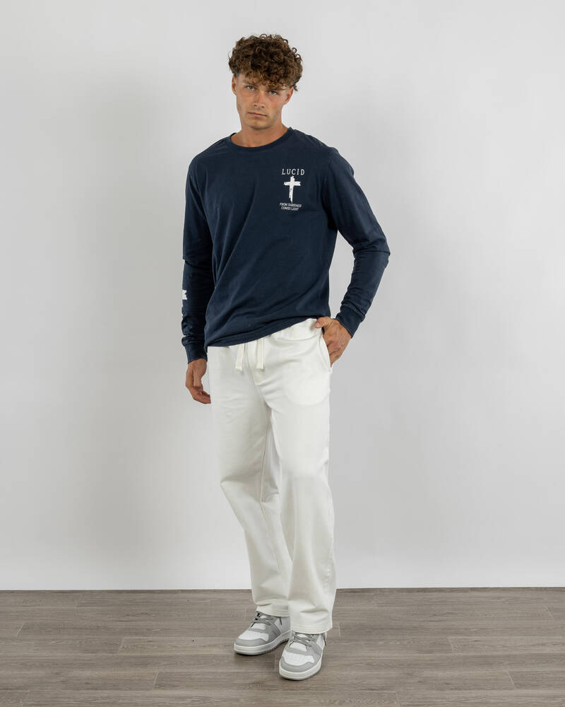 Lucid Chalk Track Pants for Mens