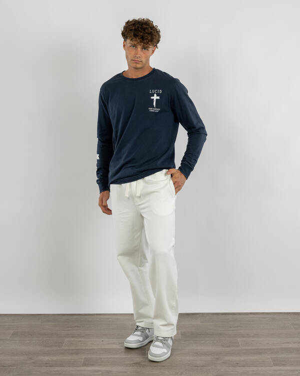 Lucid Chalk Track Pants for Mens