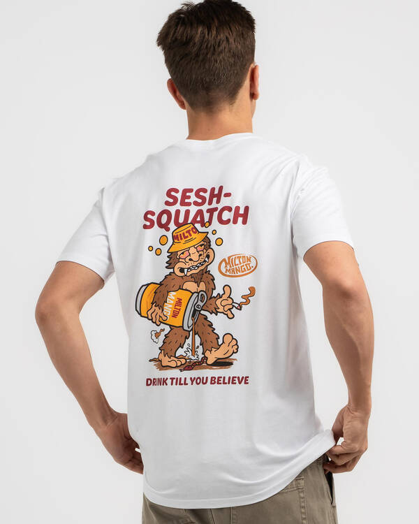 Milton Mango Sesh-Squatch T-Shirt for Mens